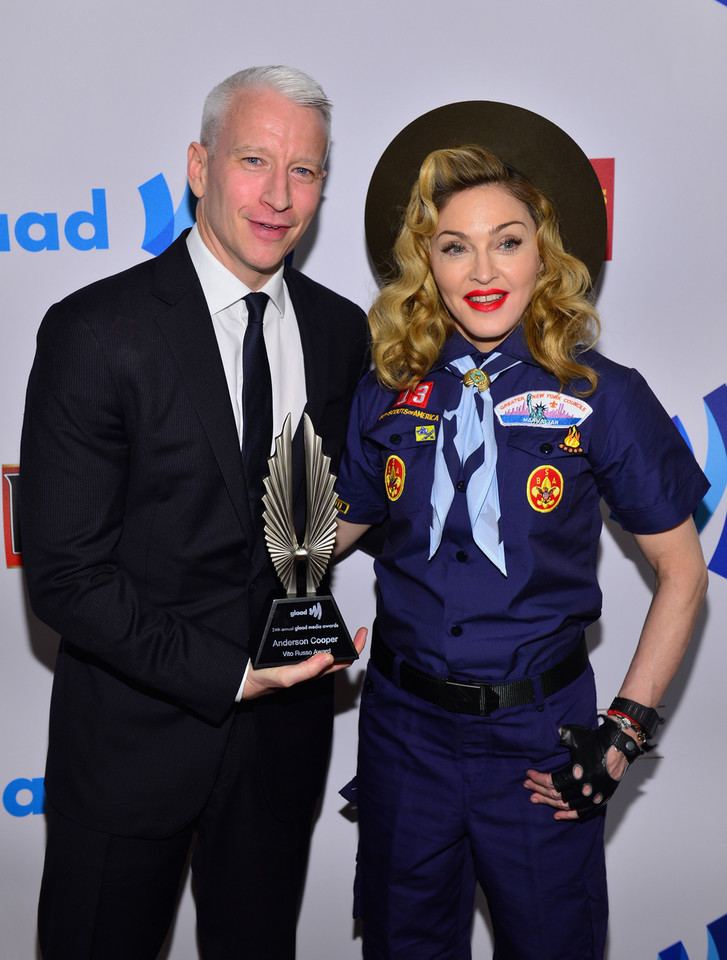 Madonna i Anderson Cooper