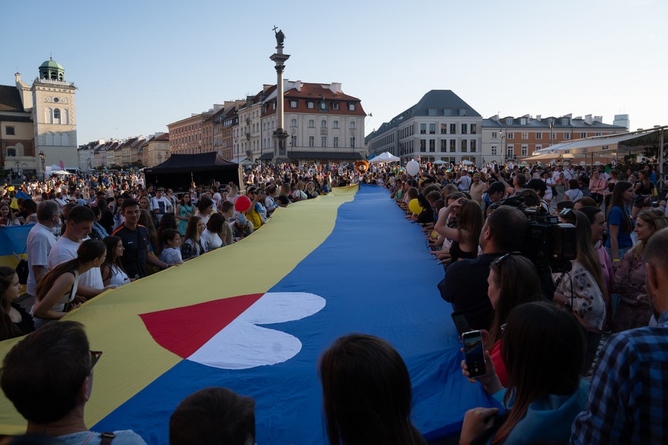 Święto Niepodległości Ukrainy w Warszawie, Plac Zamkowy 24.08.2023