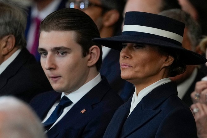 Baron i Melanija Tramp