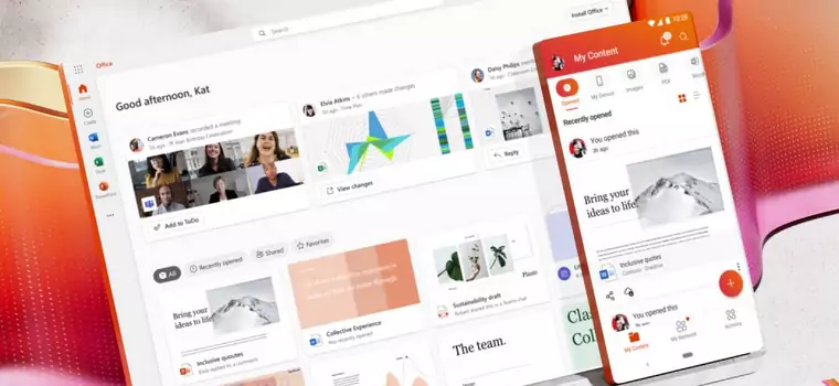 Microsoft 365 z nową aplikacją. Tak prezentują się zmiany