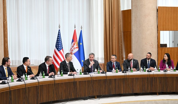 Aleksandar Vučić i studenti Univerziteta Harvard i (MIT)