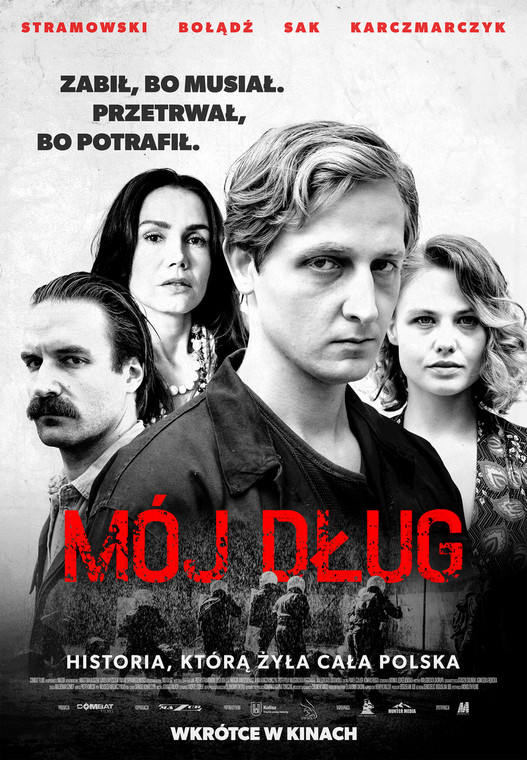 "Mój dług" - plakat filmu