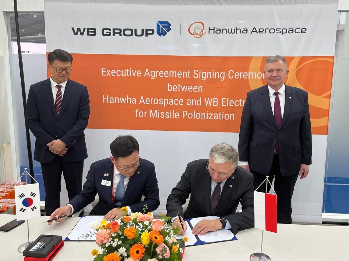 GRUPA WB-Hanwha Aerospace umowa wykonawcza