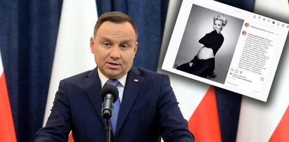 Duda milczy po wyroku TK, ale... polubił wymowny wpis aktorki