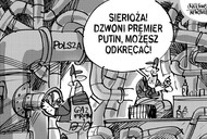 Dzwoni premier Gaz umowa gazowa Putin