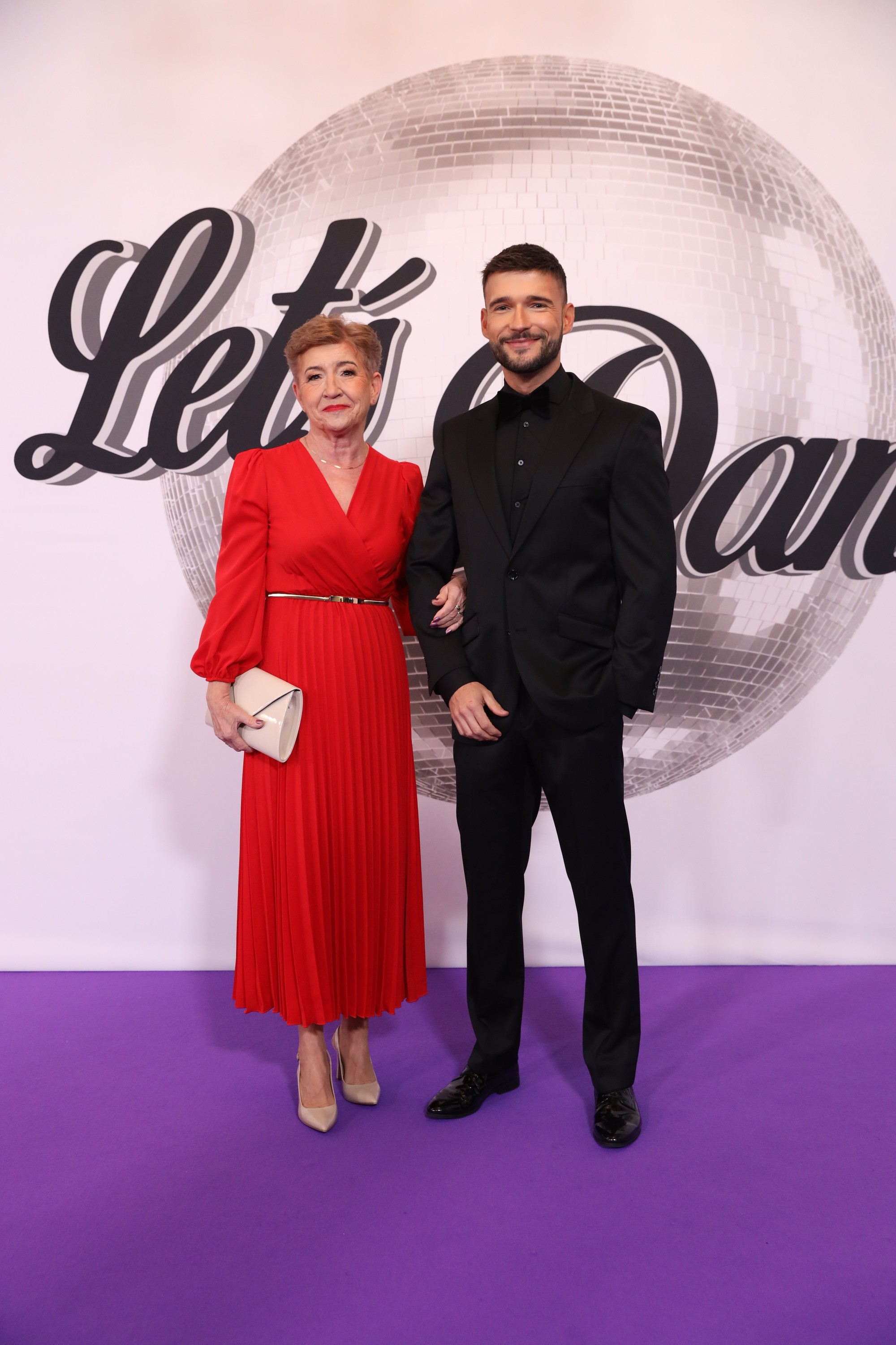 Ôsme kolo 9. ročníka šou Let's Dance - červený koberec: Vratko Sirági s maminou.