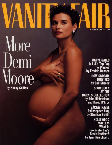 Demi Moore na okładce "Vanity Fair"