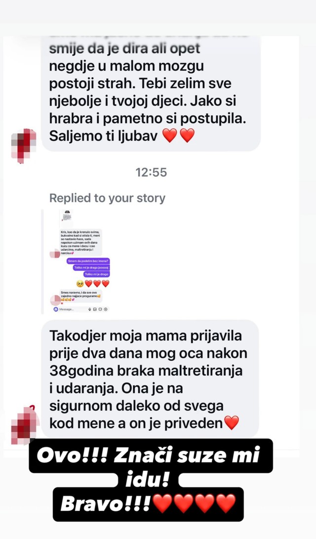 Kristina Spalević dobila podršku od žene koja prolazi isto
