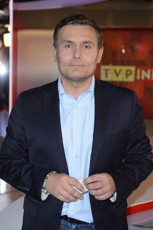 Marek Czyż w studiu TVP Info (2013 r.)