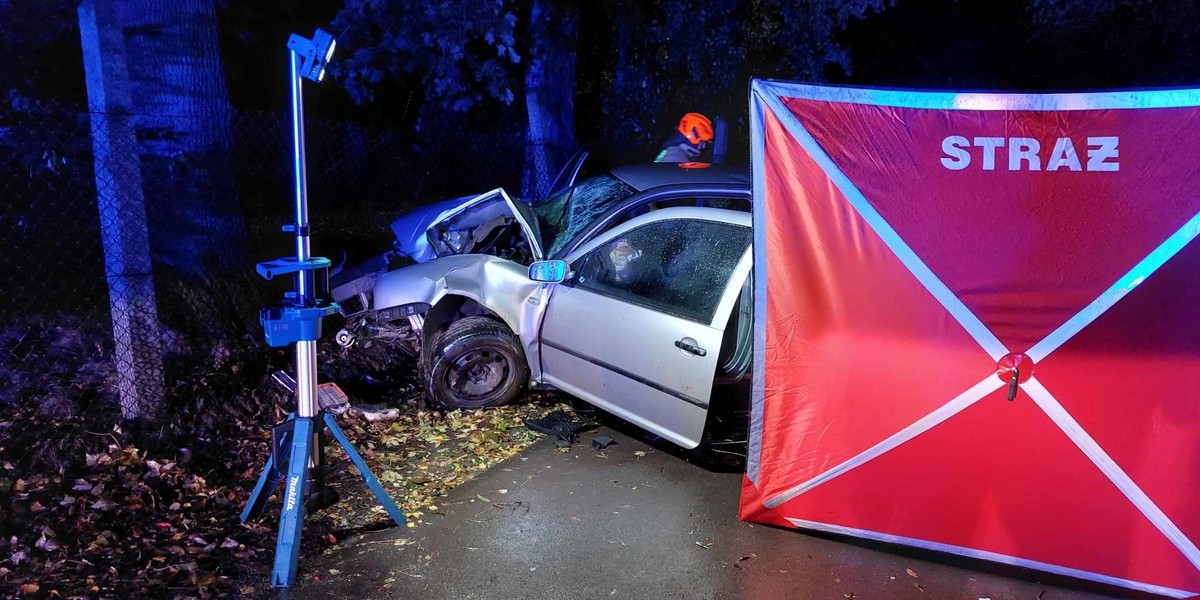 Tragiczna noc w Świętokrzyskiem. Nie żyje młody mężczyzna, trzej inni zostali ranni.