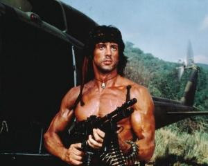 Sylvester Stallone w filmie &quot;Rambo II&quot;