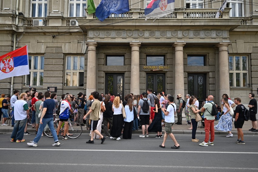 Filoloski fakultet protest
