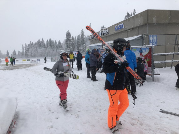 Atak zimy na Podhalu 17.01.2023