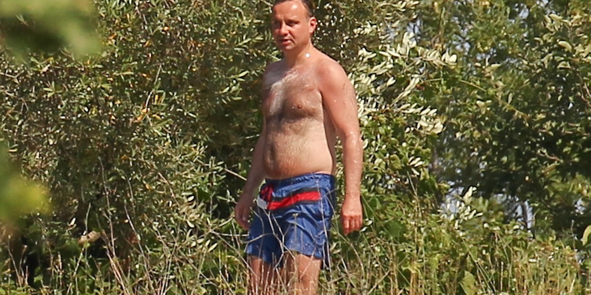 Andrzej Duda z rodziną