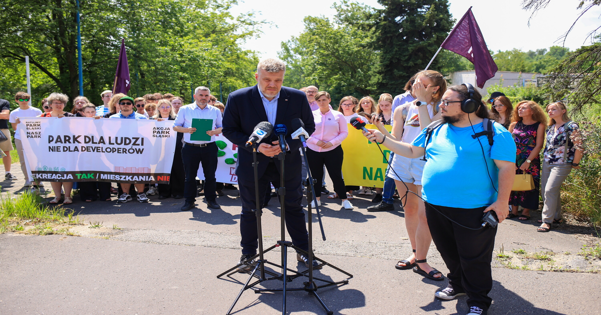 Zandberg apeluje o ochronę Parku Śląskiego przed deweloperami