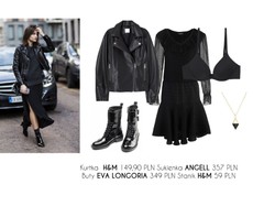 Wiosenne STYLIZACJE w wersji black total look