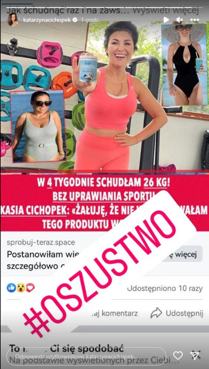 Katarzyna Cichopek ostrzega przed oszustami