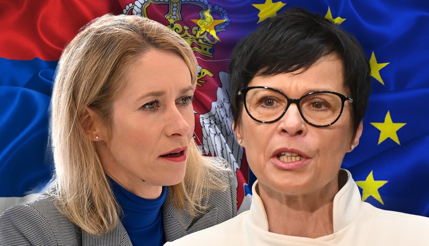 Kaja Kalas i Marta Kos