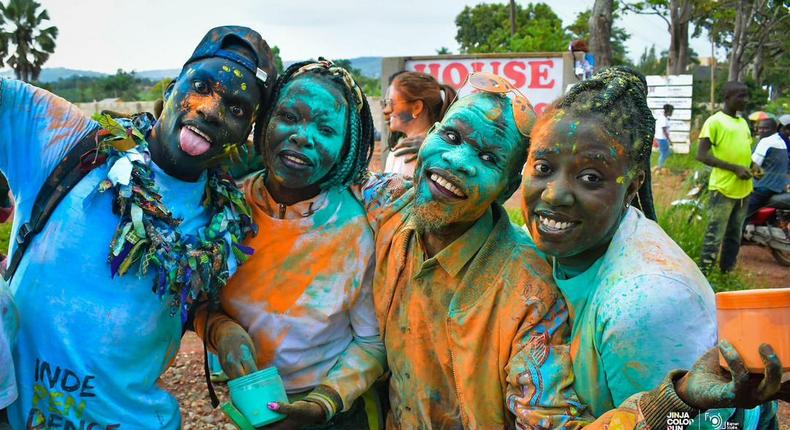 Attendees at the Jinja Colour Fun 2022 (Picture: Jinja Colour Fun)