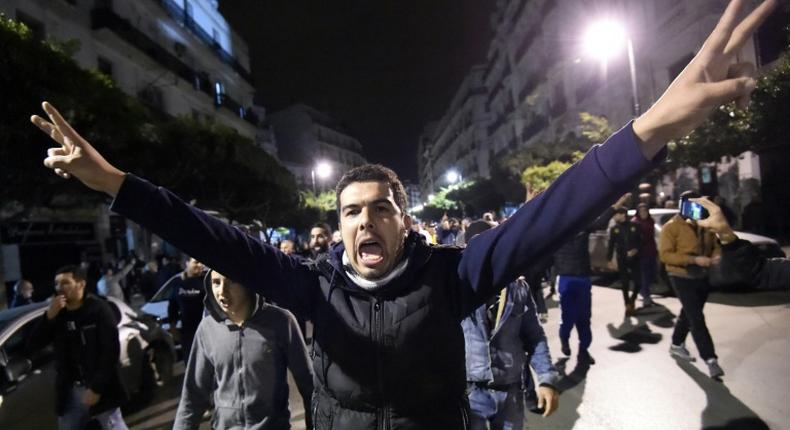 Algerians protesting over next month's presidential election march in the capital on November 21, 2019