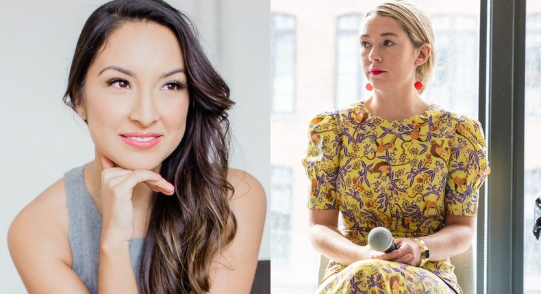 Rebecca Alvarez Story, co-founder and CEO of Bloomi; Polly Rodriguez, CEO & co-founder of Unbound