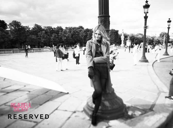 Sasha Pivovarova w kampanii Reserved na sezon jesień-zima 2011/2012 – kulisy sesji