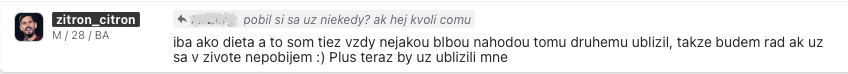 Na pokec - bitka