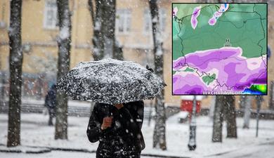 Polska na progu załamania pogody. W piątek śnieg będzie coraz silniejszy
