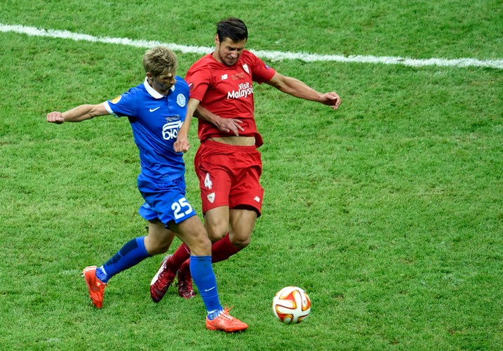 Grzegorz Krychowiaka w barwach Sevilli wygrał Ligę Europy