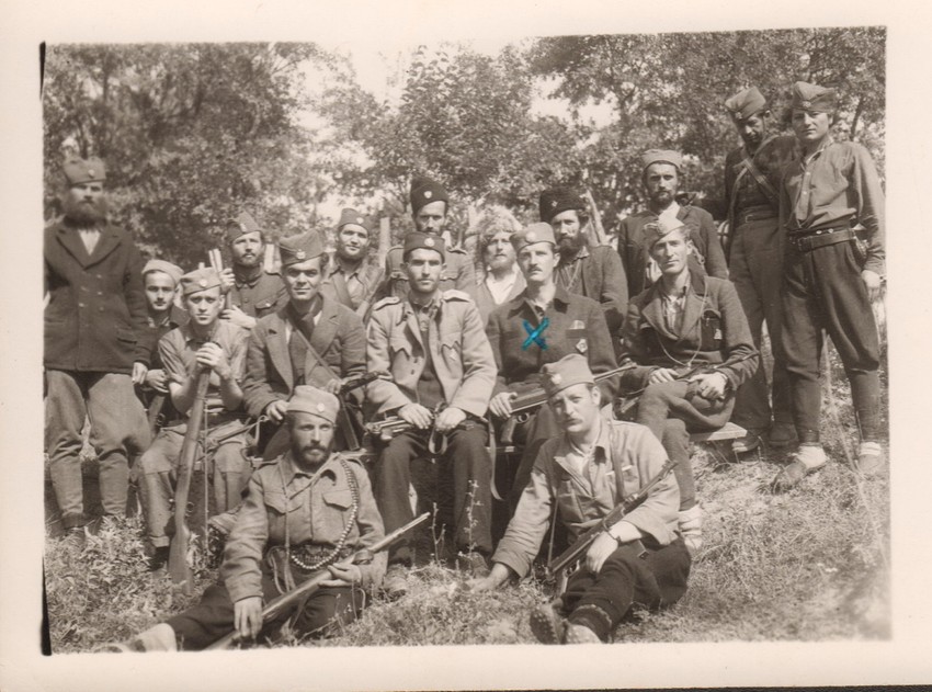 Miloš Gagić komanduje Župskom brigadom Rasinskom korpusa (obeležen sa "X")