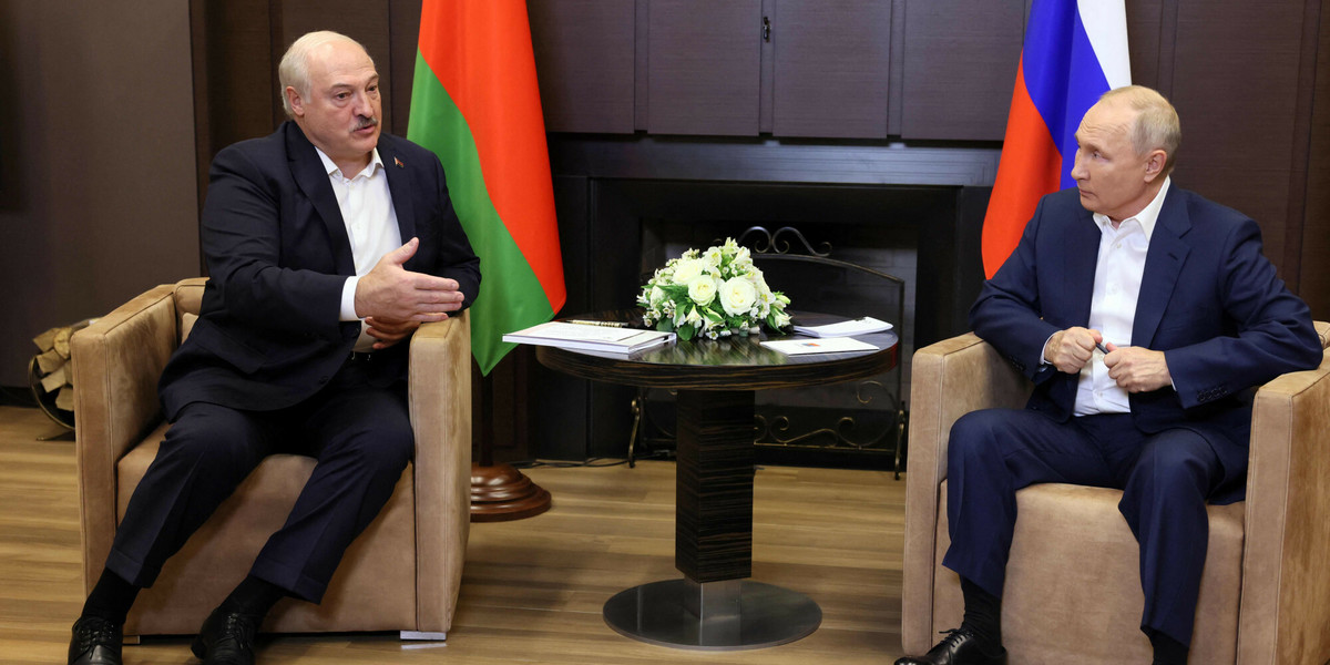 Spotkanie prezydenta Rosji Władimira Putina i jego białoruskiego odpowiednika Aleksandra Łukaszenki.