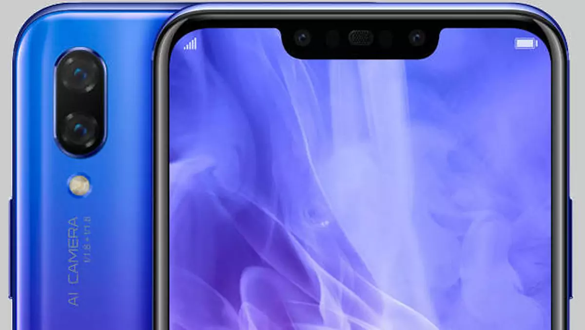 Huawei Nova 3 oficjalnie. 6,3" ekran z wcięciem i ciekawy design