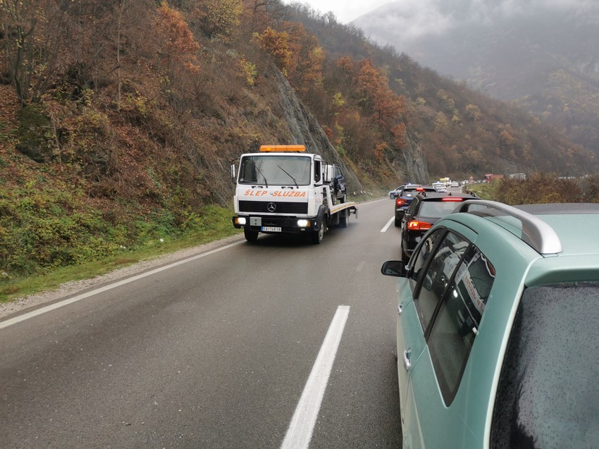 Lančani sudar u Ovčar Banji