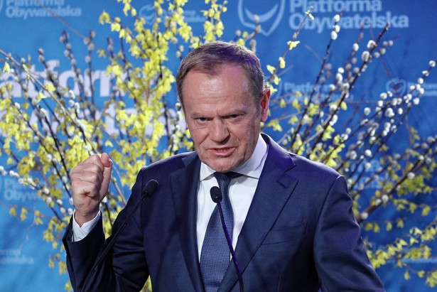 Przewodniczący PO Donald Tusk