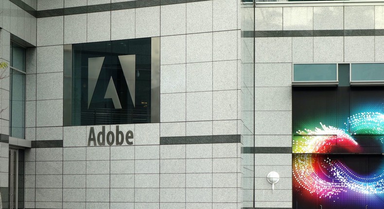 Adobe world headquarters in downtown San Jose, California.
