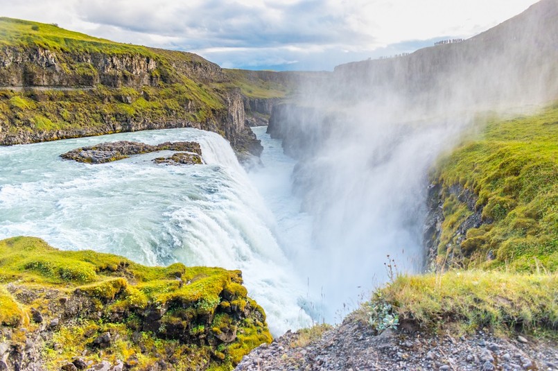 Wodospady Gullfoss, Islandia - najpiękniejsze wodospady Europy