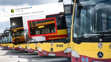 Zamiast numeru autobusu kierowca wyświetlił wulgarny napis. Zostanie ukarany