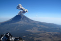 Wulkan Popocatepetl w Meksyku