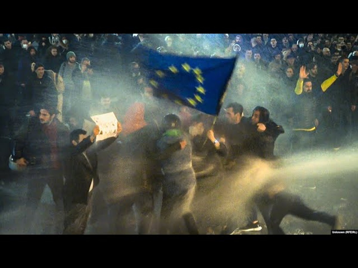 Protesty w Gruzji.