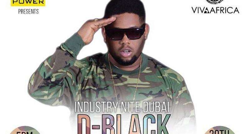 D-Black's promo tour banner