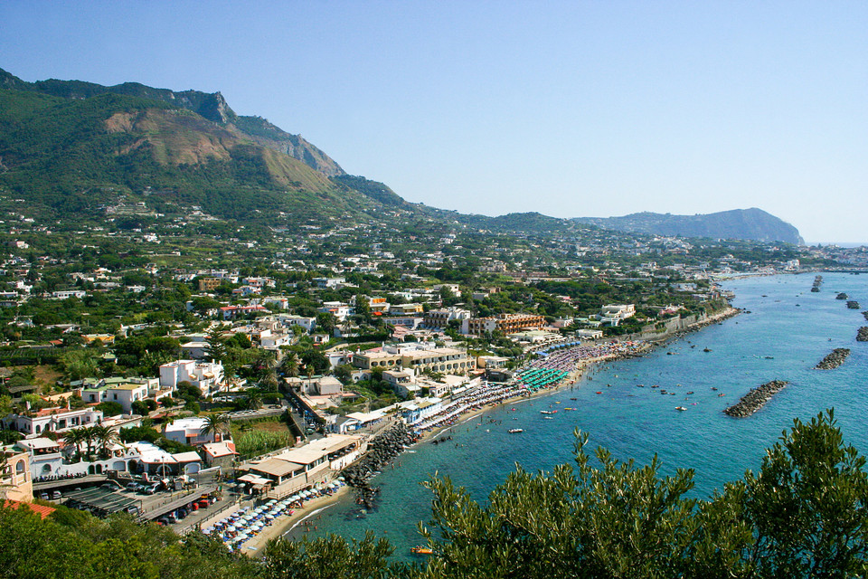 Ischia - widok na Forio