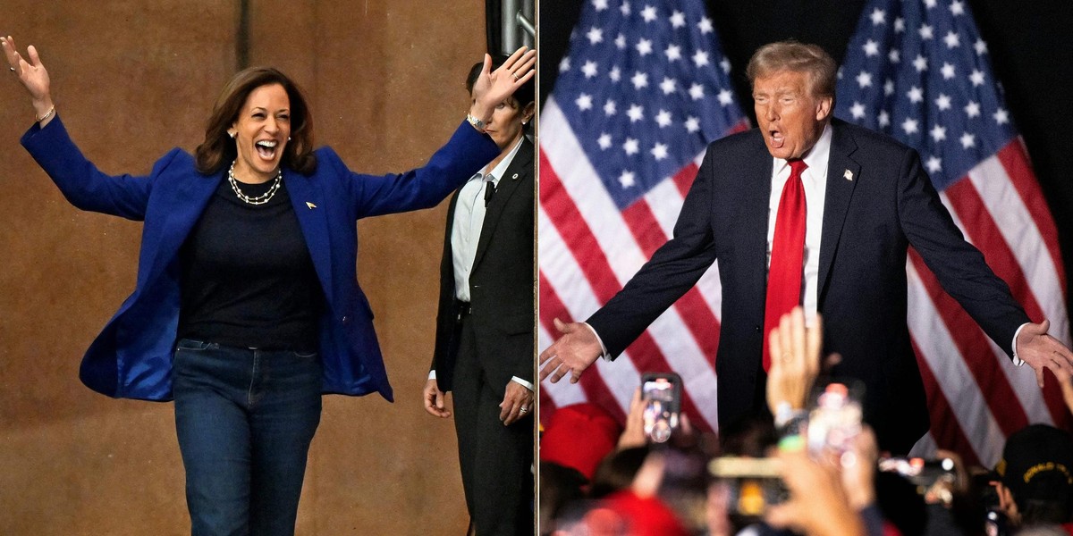 Kamala Harris, Donald Trump