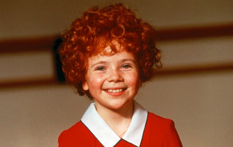Aileen Quinn jako 'Annie' z 1982 roku