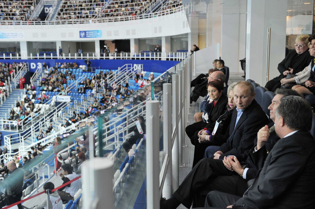 Władimir Putin z loży VIP oglądał zwycięstwa Japończyków