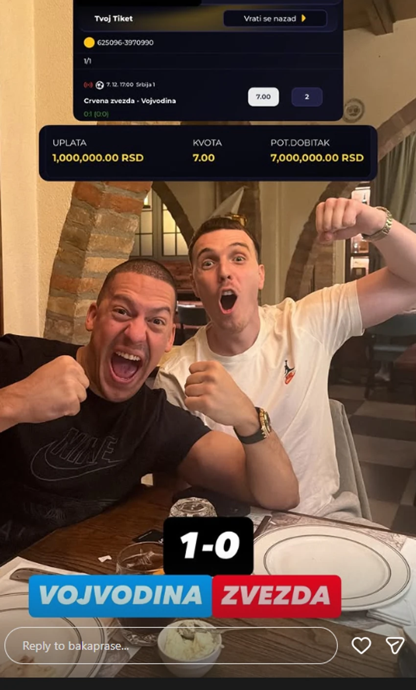 Baka Prase dobio tiket