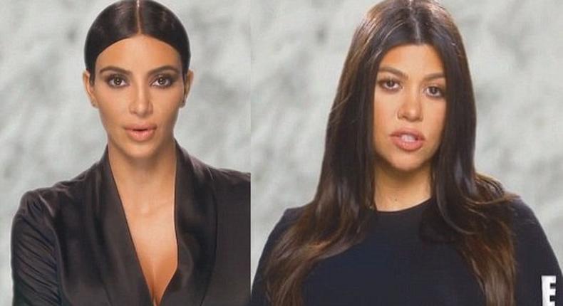 Kim Kardashian and Kourtney clash over the mother-of-three's refusak to appear on her video game