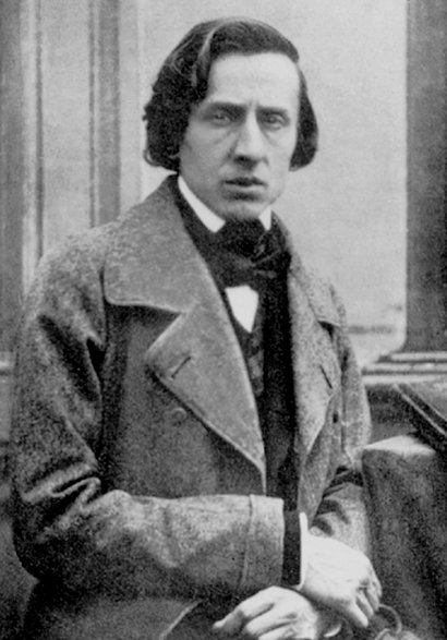 Jedyne znane zdjęcie Fryderyka Chopina wykonane w 1849 r.