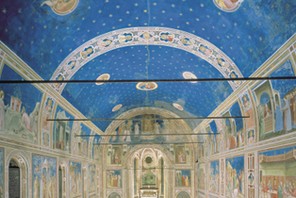 Giotto, Enrico degli Scrovegni / painting