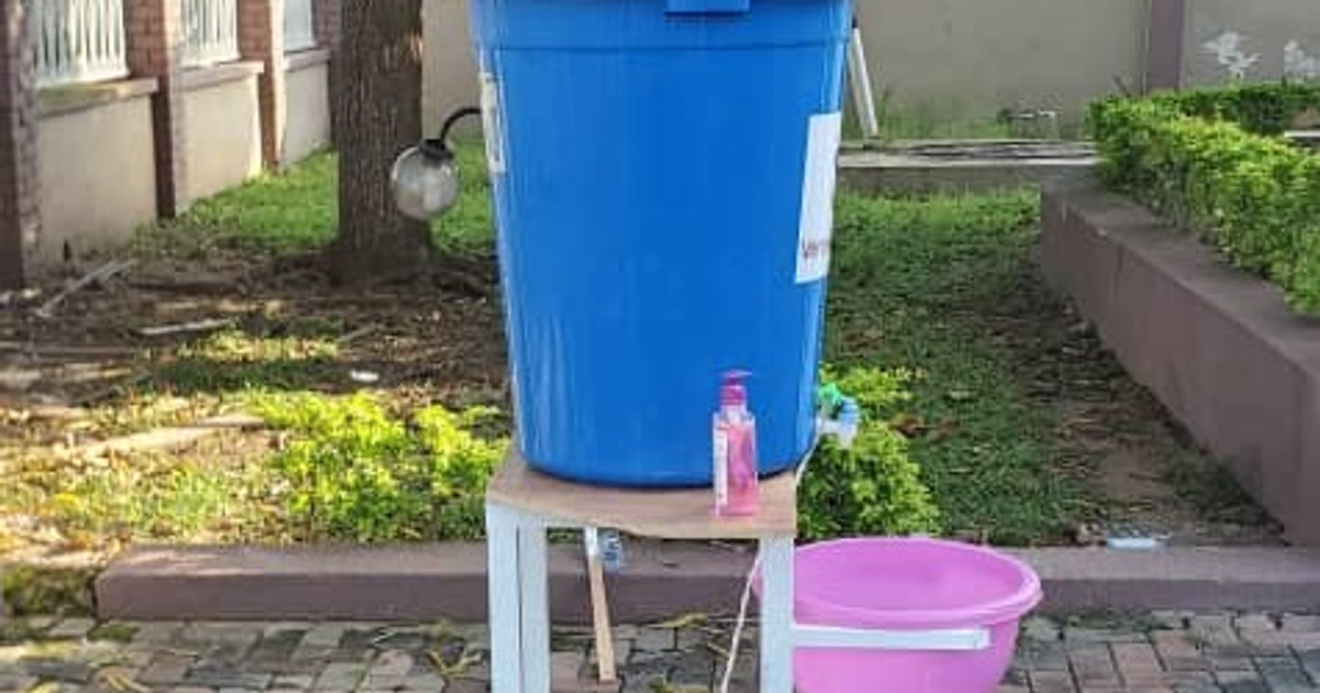 The new improved Veronica Bucket will help curb spread of COVID19