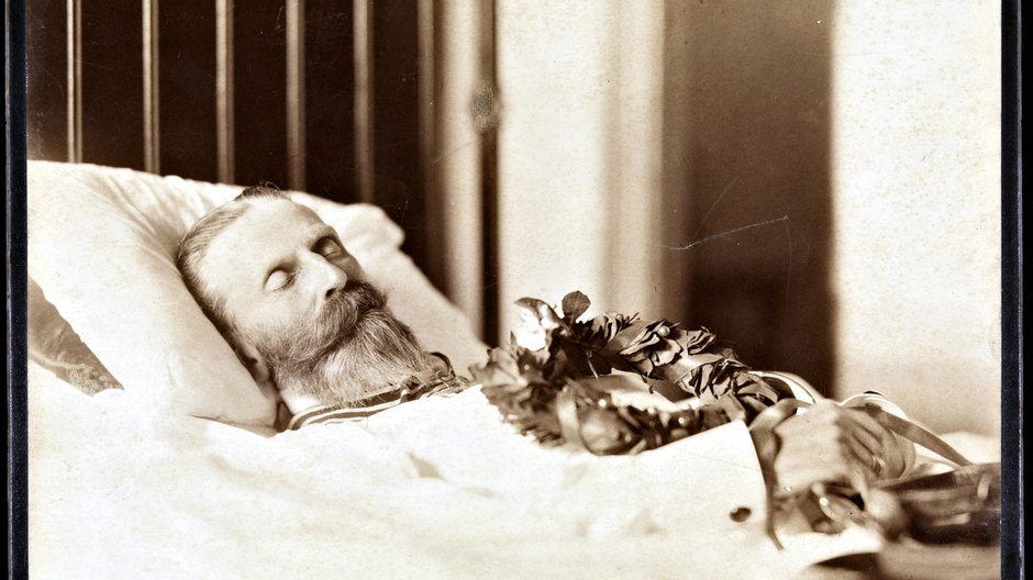 Fotografia post mortem cesarza Fryderyka III (1888)